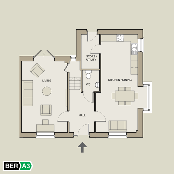 The Lily Ground Floor Plan