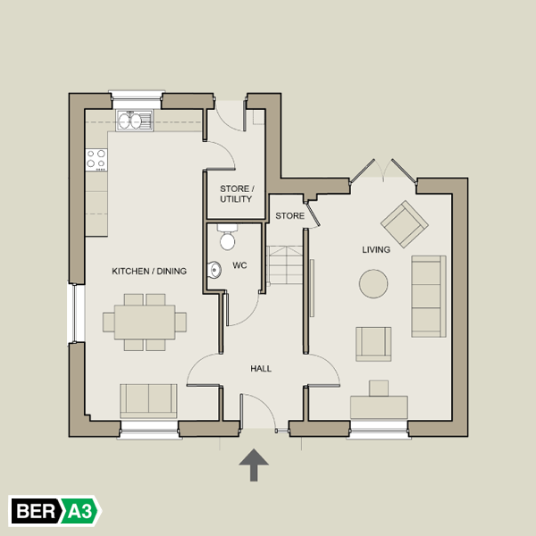 The Lily Ground Floor Plan
