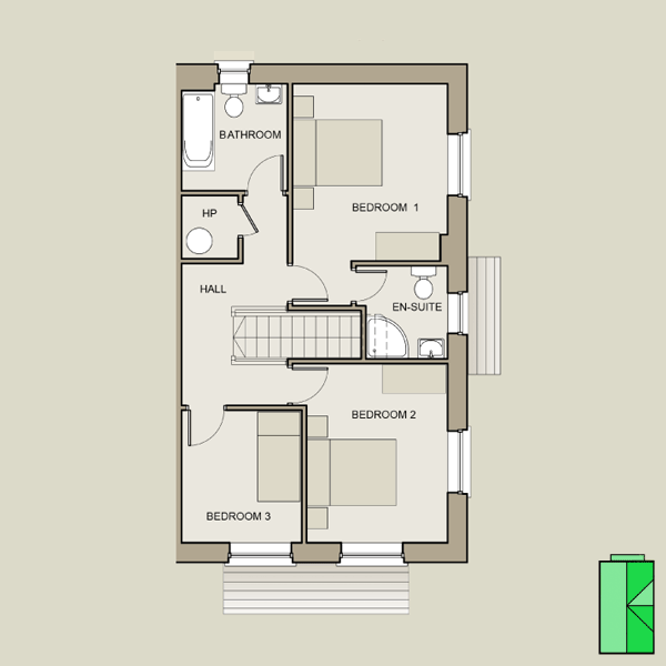 The Rose First Floor Plan
