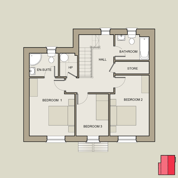 The Sycamore First Floor Plan